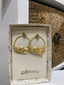 Aretes aros marinos esmeralda