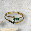 BRAZALETE ESMERALDA X 3