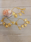 Pulsera con dijes marinos