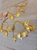 Pulsera con dijes marinos