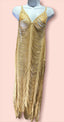 Pareo vestido dorado